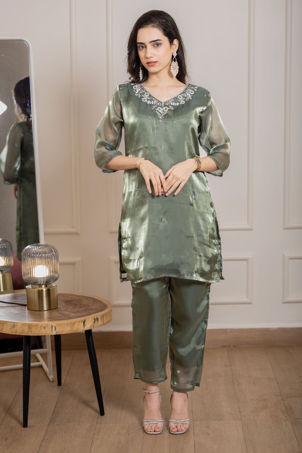 Zara – Emerald Jimmy Choo Straight-Cut