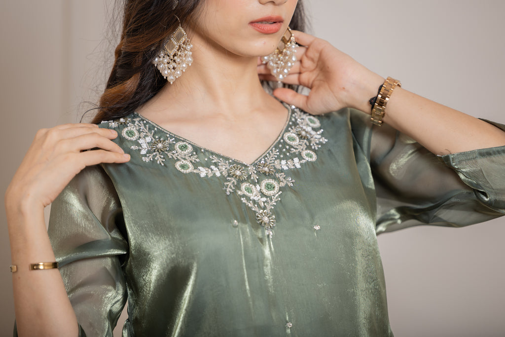 Zara – Emerald Jimmy Choo Straight-Cut