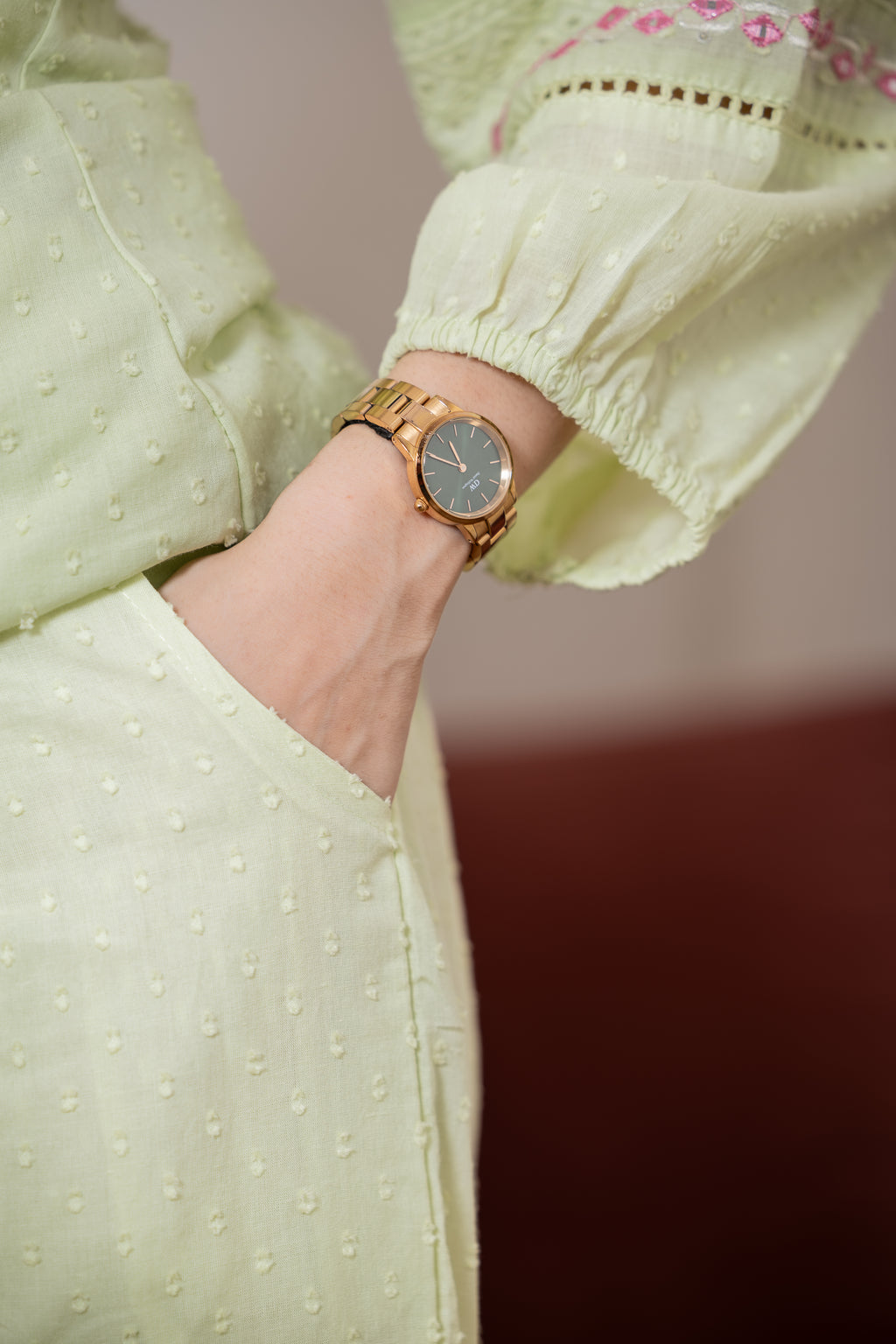 Adara – Pista Mal Cotton Short Kurta