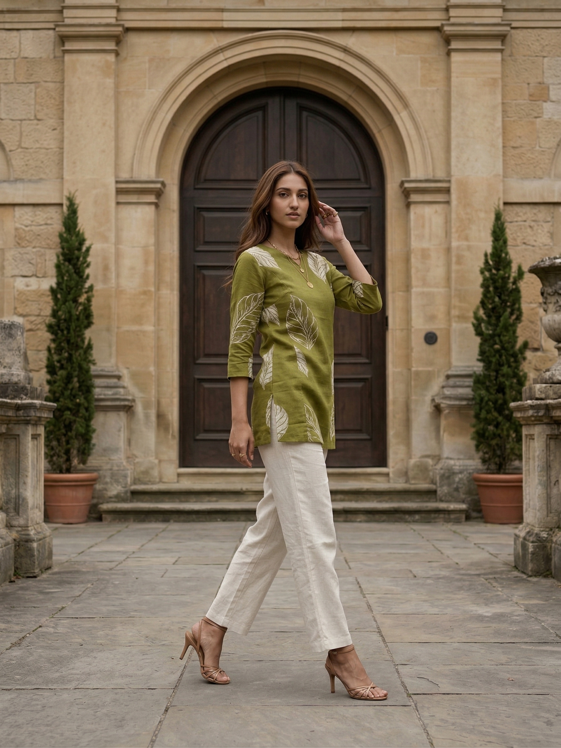 Forest Green Cotton Co-ord