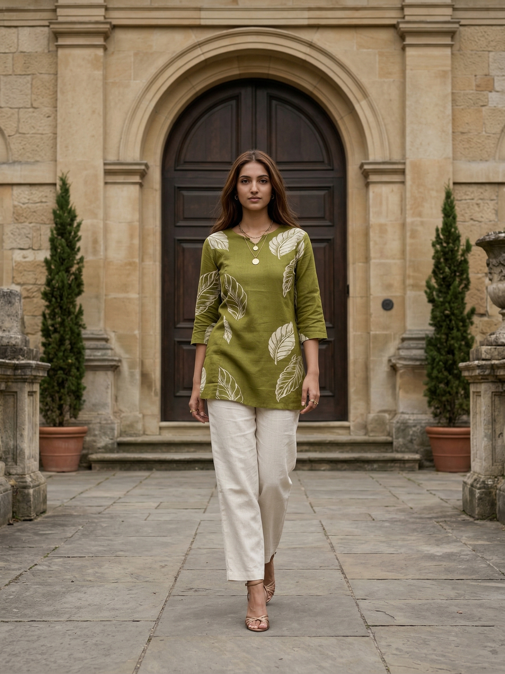 Forest Green Cotton Co-ord