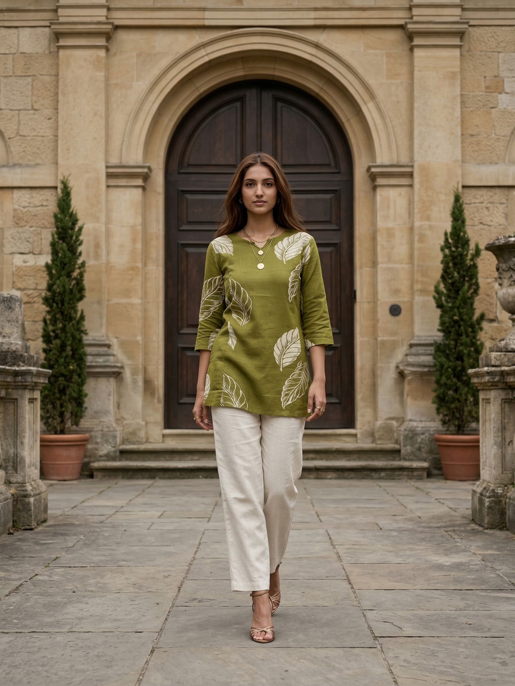 Forest Green Cotton Co-ord