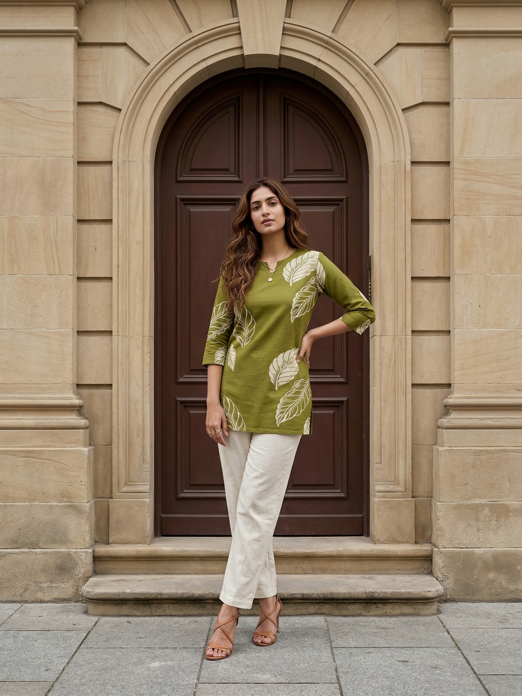 Forest Green Cotton Co-ord