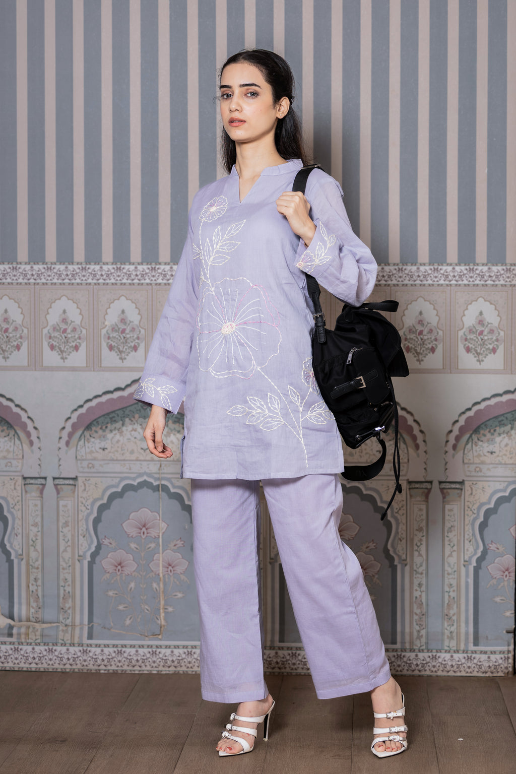 Noor — Soft Lavender Mal Cotton