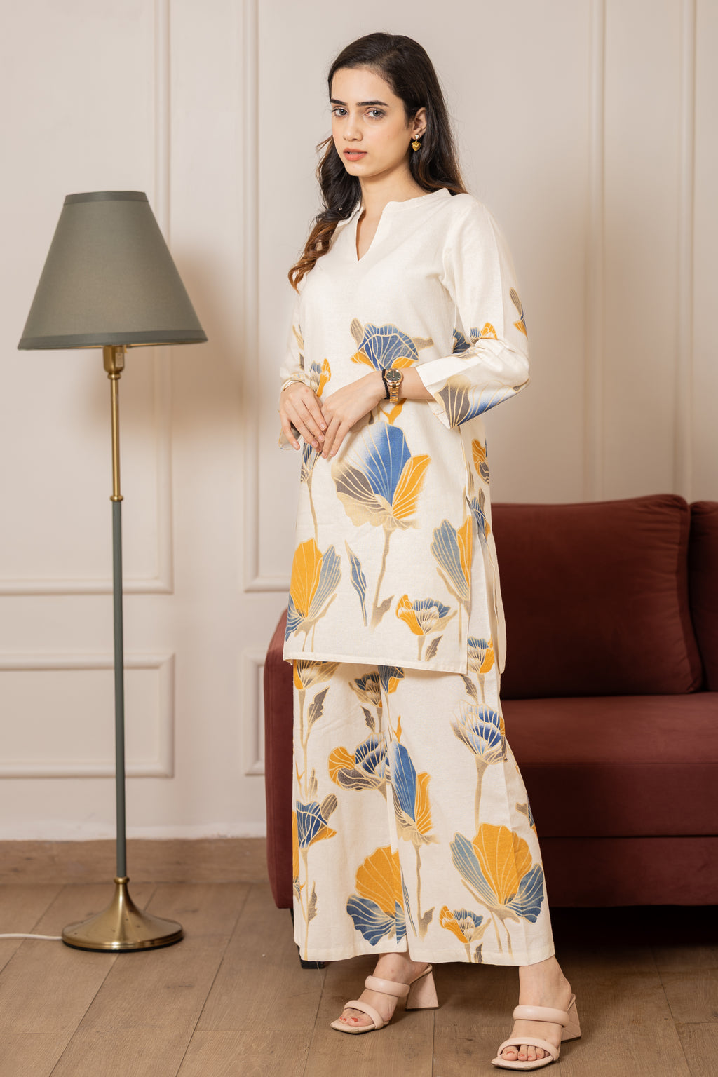 Rida - Cotton Flex Creamy Floral