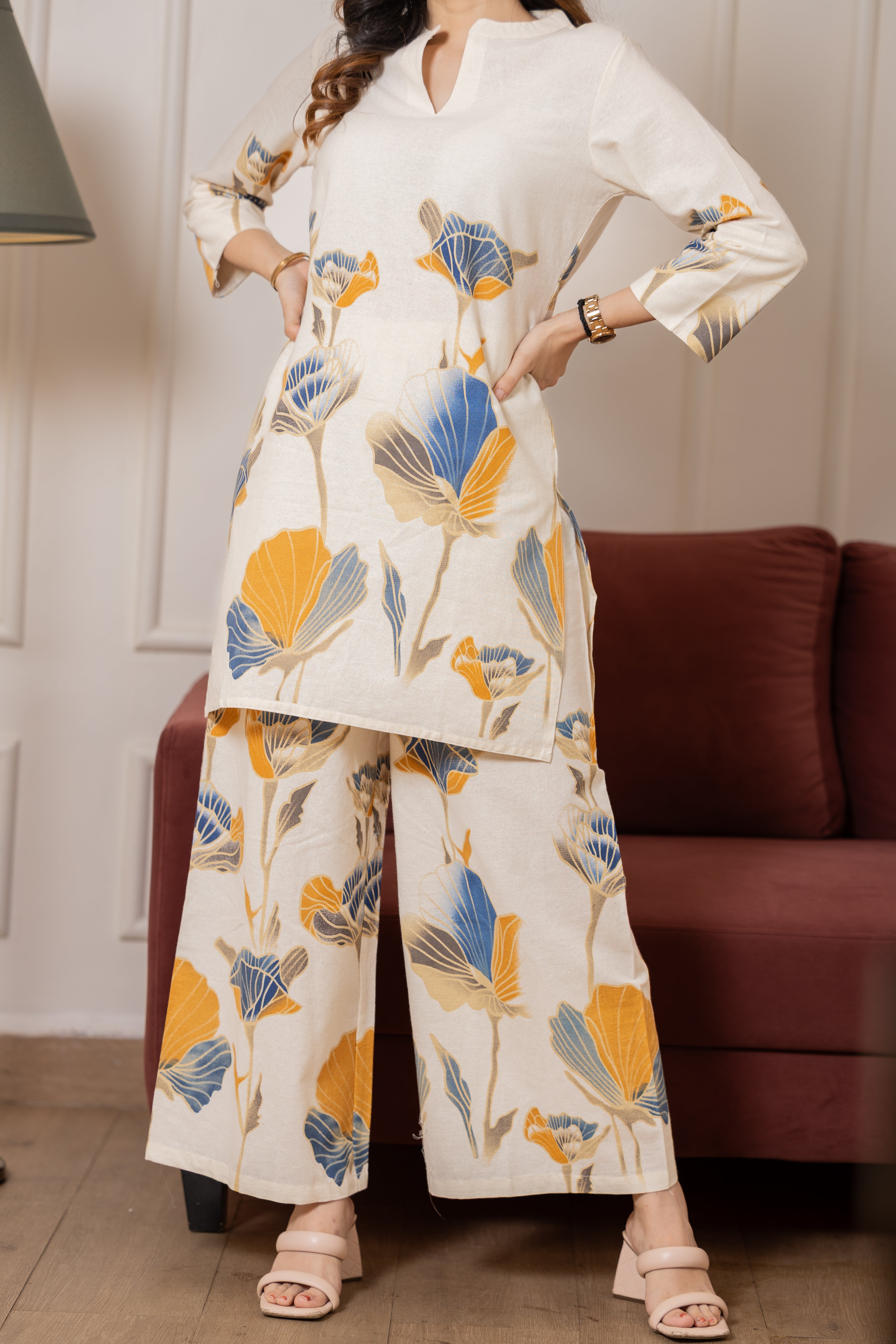 Rida - Cotton Flex Creamy Floral