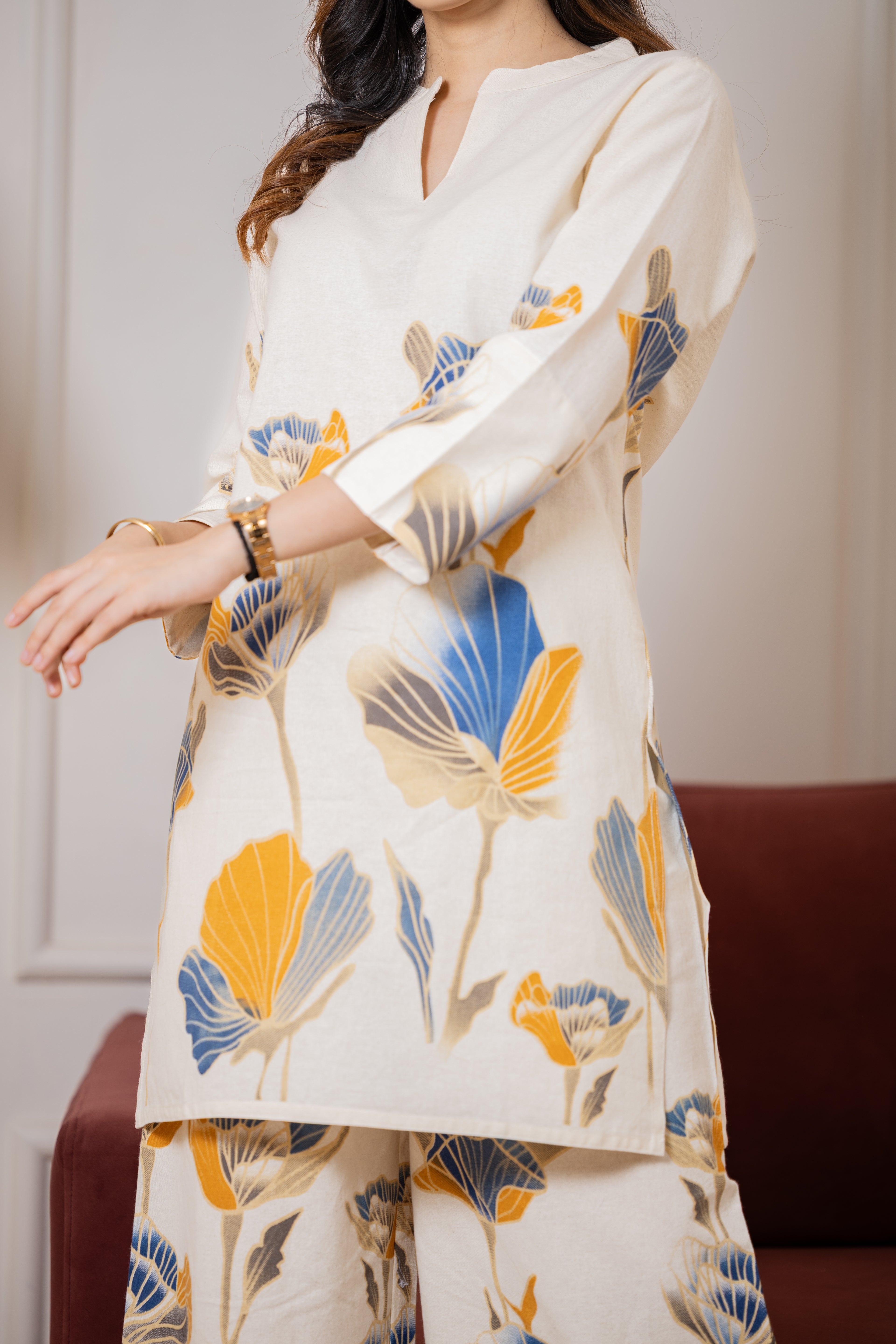 Rida - Cotton Flex Creamy Floral